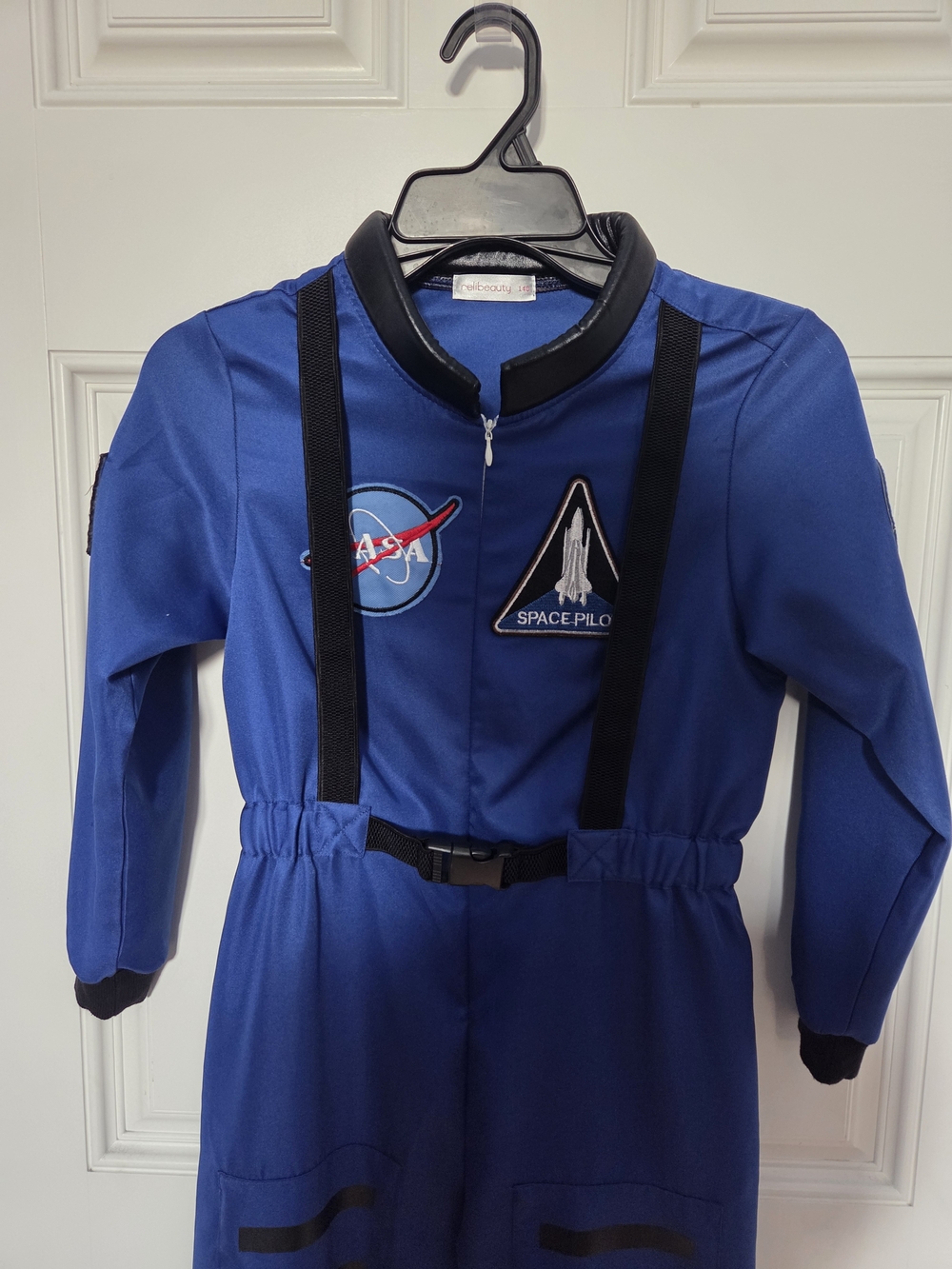 Kids Blue Space Pilot Jumpsuit